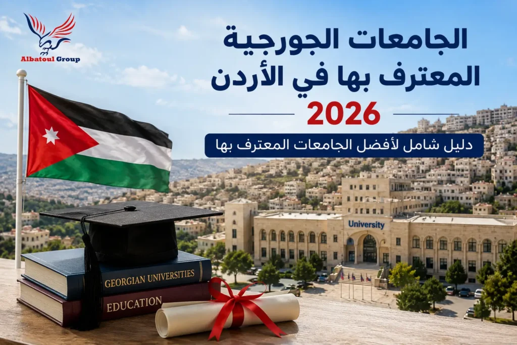 ماهي الجامعات الجورجية المعترف بيها في الاردن ؟