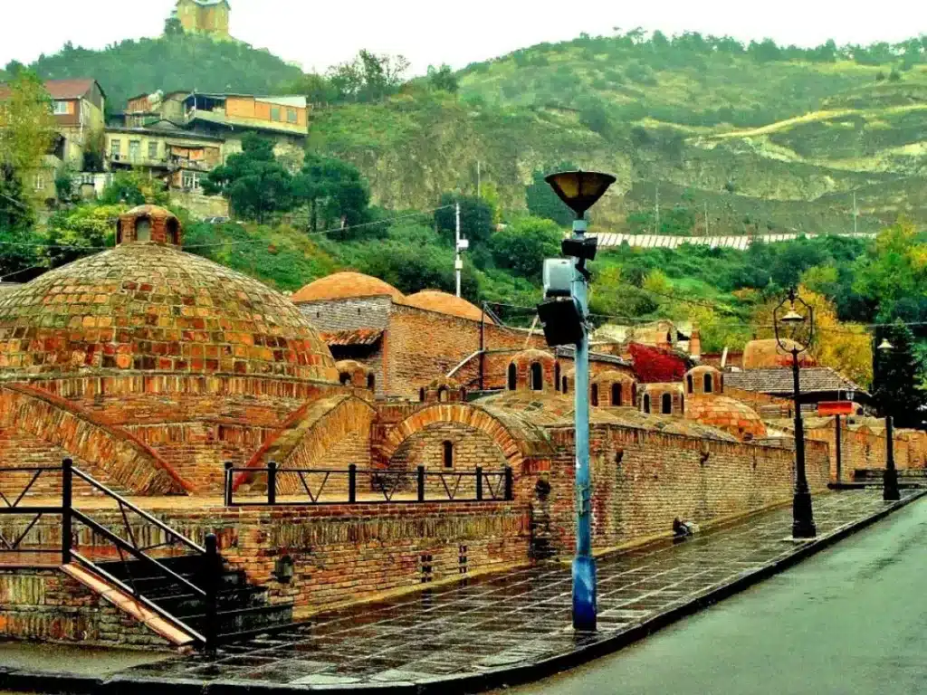 ‪Abanotubani‬ sulfur baths in Tbilisi