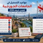 مواعيد التسجيل في الجامعات الجورجية 2026